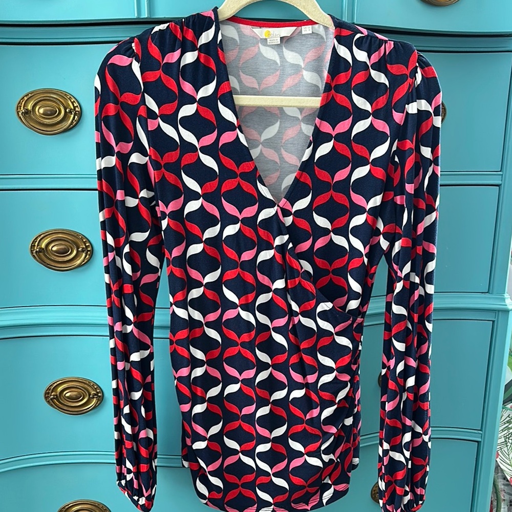 Faux wrap top